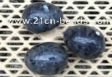 CDN322 30*40mm egg-shaped black labradorite decorations wholesale