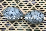 CDN349 35*50mm egg-shaped sesame jasper decorations wholesale