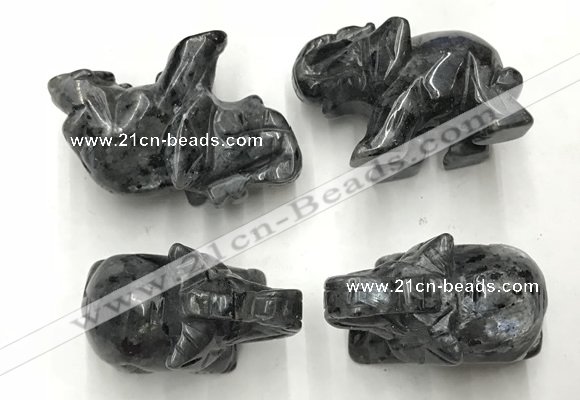 CDN393 20*40*30mm elephant labradorite decorations wholesale