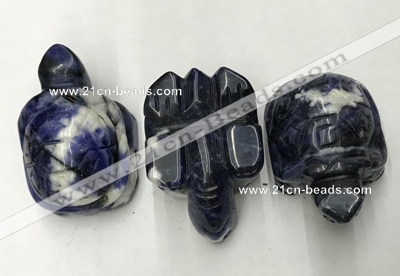 CDN438 28*45*22mm turtle sodalite decorations wholesale