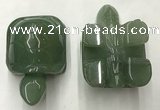 CDN458 38*55*28mm turtle green aventurine decorations wholesale