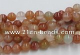 CDQ01 15.5 inches 6mm round natural red quartz beads wholesale