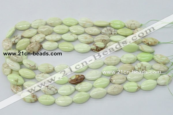 CEJ155 15.5 inches 12*20mm marquise Australia lemon jade beads