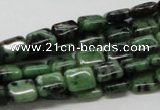 CEP16 15.5 inches 8*10mm rectangle epidote gemstone beads