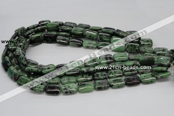 CEP17 15.5 inches 13*18mm rectangle epidote gemstone beads