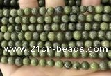 CEP201 15.5 inches 6mm round epidote gemstone beads wholesale