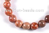 CFC35 15.5 inches 8mm round fossil coral  beads Wholesale
