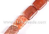 CFC38 15 inches 12*16mm rectangle fossil coral beads Wholesale