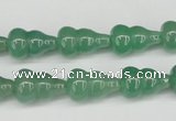 CFG66 15.5 inches 10*16mm carved calabash green aventurine beads