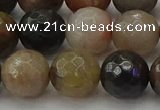 CFJ214 15.5 inches 12mm faceted round fancy jasper beads wholesale