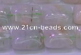 CFL1226 15.5 inches 13*18mm rectangle green fluorite gemstone beads