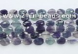 CFL1234 15.5 inches 8*10mm faceted oval fluorite beads