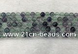 CFL1451 15.5 inches 6mm round fluorite beads wholesale