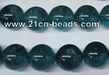 CFL675 15.5 inches 14mm round A grade blue fluorite beads wholesale