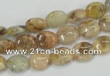 CFS201 15.5 inches 8*10mm oval natural feldspar gemstone beads