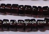 CGA365 15 inches 2*4mm heishi natural red garnet beads wholesale