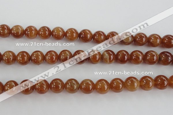CGA504 15.5 inches 10mm round A grade yellow red garnet beads
