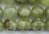 CGA846 15 inches 8mm round green garnet beads