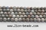 CGA921 15.5 inches 8mm faceted round blue angel skin beads wholesale