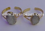 CGB2000 22*30mm - 25*30mm freeform druzy agate gemstone bangles