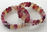 CGB3103 7.5 inches 8*15mm oval agate gemstone bracelets