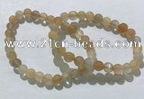 CGB4056 7.5 inches 7mm round moonstone beaded bracelets