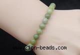 CGB5008 6mm, 8mm round China jade beads stretchy bracelets