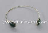 CGB862 10*14mm oval agate gemstone bangles wholesale