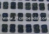 CGC201 10*14mm rectangle druzy quartz cabochons wholesale