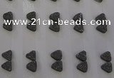 CGC64 8*8mm triangle druzy quartz cabochons wholesale