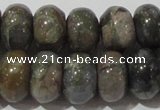 CGE110 15.5 inches 6*10mm rondelle glaucophane gemstone beads