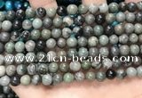 CGJ511 15.5 inches 6mm round green forst jasper beads wholesale