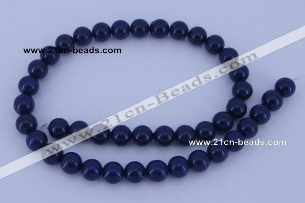 CGL892 10PCS 16 inches 8mm round heated glass pearl beads wholesale