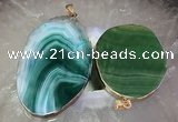 CGP2017 30*50mm - 50*80mm freeform agate slab pendants wholesale