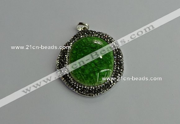 CGP664 40*45mm - 45*50mm freeform ceramic pendants wholesale
