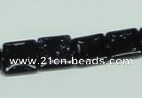 CGS127 15.5 inches 12*12mm square blue goldstone beads wholesale