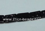 CGS129 15.5 inches 10*14mm rectangle blue goldstone beads wholesale