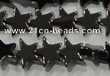 CHE294 15.5 inches 8mm star hematite beads wholesale