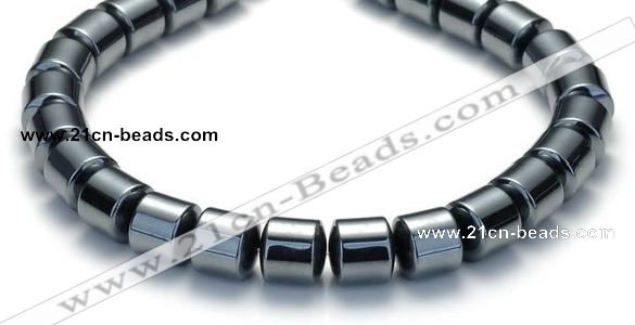 CHE70 15.5 inches 10mm column shape hematite beads Wholesale