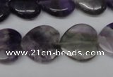 CHG97 15.5 inches 18*18mm faceted heart amethyst beads wholesale