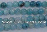 CHM200 15.5 inches 4mm round blue hemimorphite beads wholesale