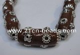 CIB340 14*35mm rice fashion Indonesia jewelry beads wholesale