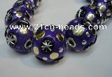 CIB366 23mm round fashion Indonesia jewelry beads wholesale