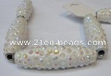 CIB39 17*60mm rice fashion Indonesia jewelry beads wholesale