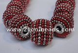 CIB403 17mm round fashion Indonesia jewelry beads wholesale