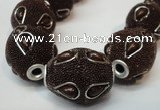 CIB493 18*23mm drum fashion Indonesia jewelry beads wholesale