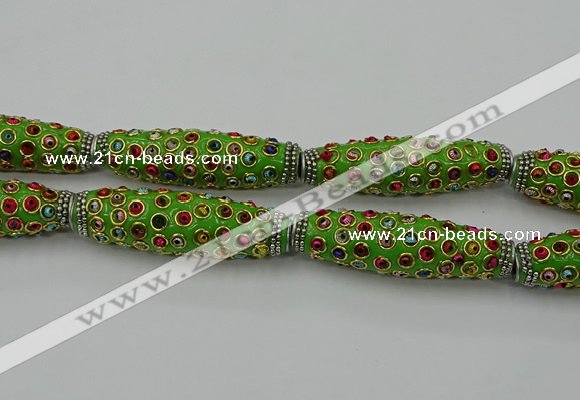 CIB626 16*60mm rice fashion Indonesia jewelry beads wholesale