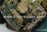 CIJ21 15.5 inches 22*30mm rectangle impression jasper beads wholesale