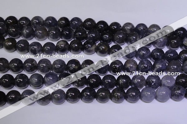 CIL15 15.5 inches 9mm round A grade natural iolite gemstone beads