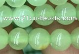 CJB309 15.5 inches 6mm round dyed green jade gemstone beads